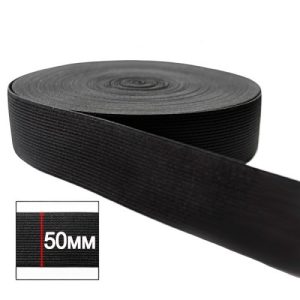Резинка 50 мм Чорна (40 м)