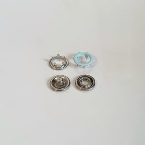 Кнопка BABY трикотажна 9,5 мм Блакитна 50 шт