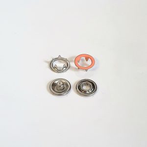 Кнопка BABY трикотажна 9,5 мм Персик 50 шт