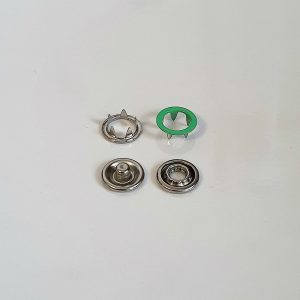 Кнопка BABY трикотажна 9,5 мм Салатовий 50 шт
