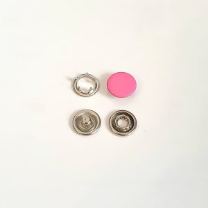 Кнопка BABY 9,5 мм закрита Рожева 50 шт